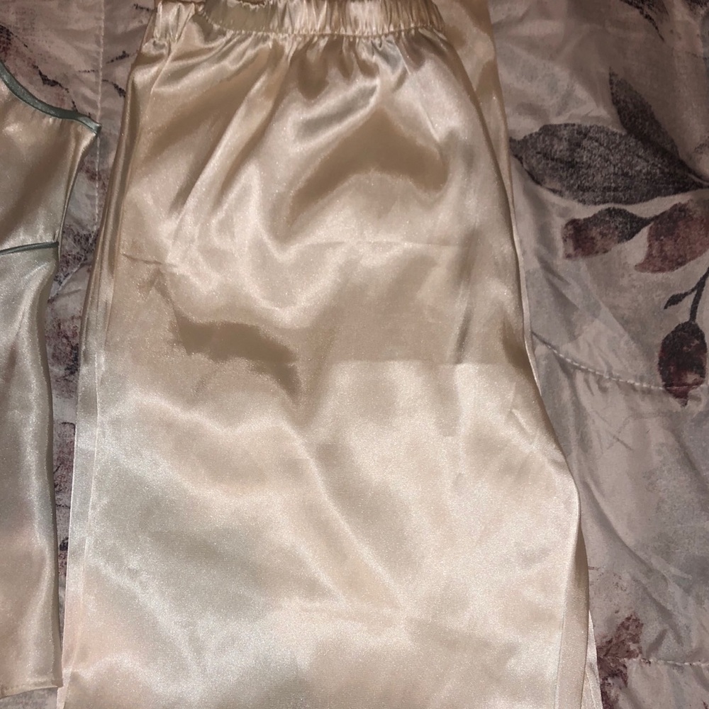 Satin cami with pajamas